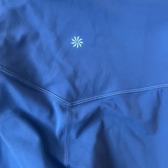 Like New XXS Athleta Ultra High Rise Elation 7/8 Blue Tight - Picture 4 of 11